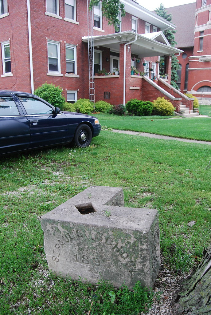 Cornerstone of Old St. Paul's School, Odell, IL That's St.… Flickr