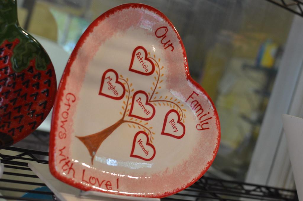 Family Tree Ceramic Plate Pottery Bayou Naperville's Potte… Flickr