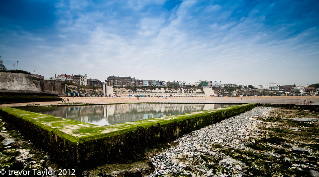 Broadstairs Saltwater swimming pool, Broadstairs Kent. Trevor
