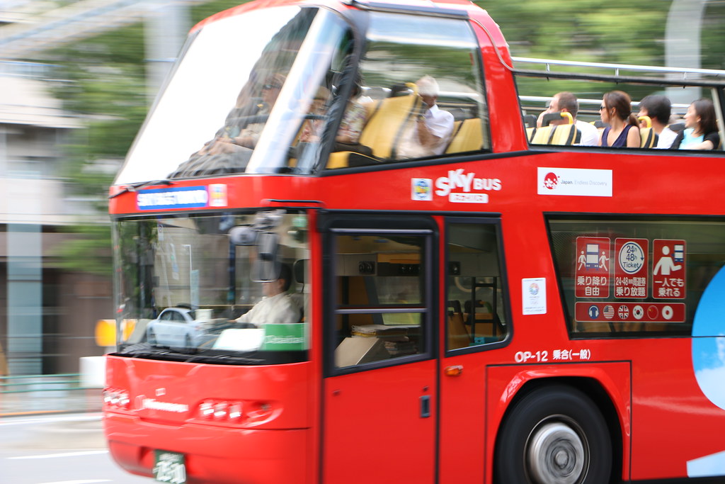 open roof bus drive a photo on Flickriver