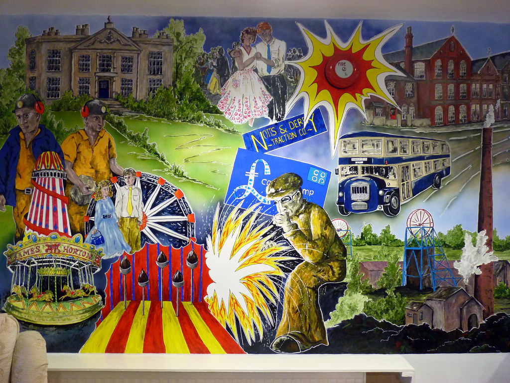 Smalley Mural Smalley Hall Residential Home Ashmere Derbyshire Flickr