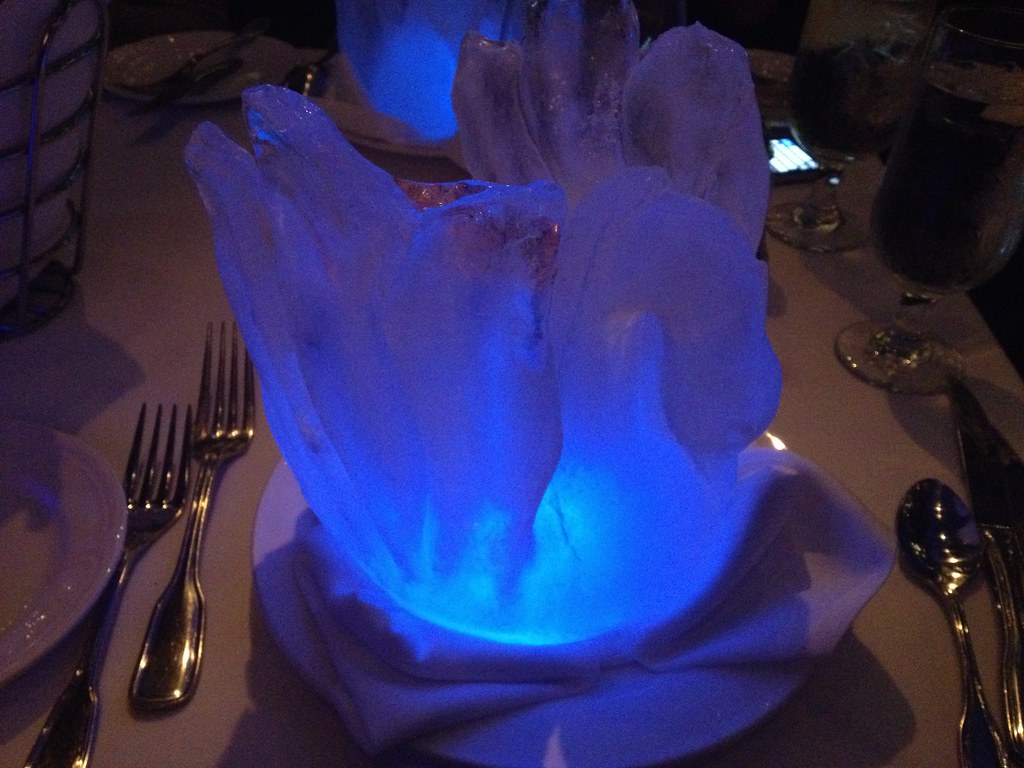 sorbet in an ice swan sardine factory rachel is coconut&lime Flickr