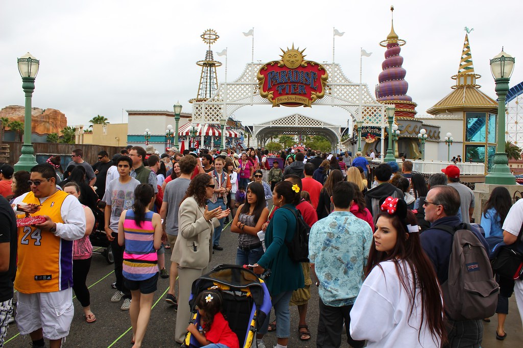 Radiator Springs Racers opening day line a photo on Flickriver