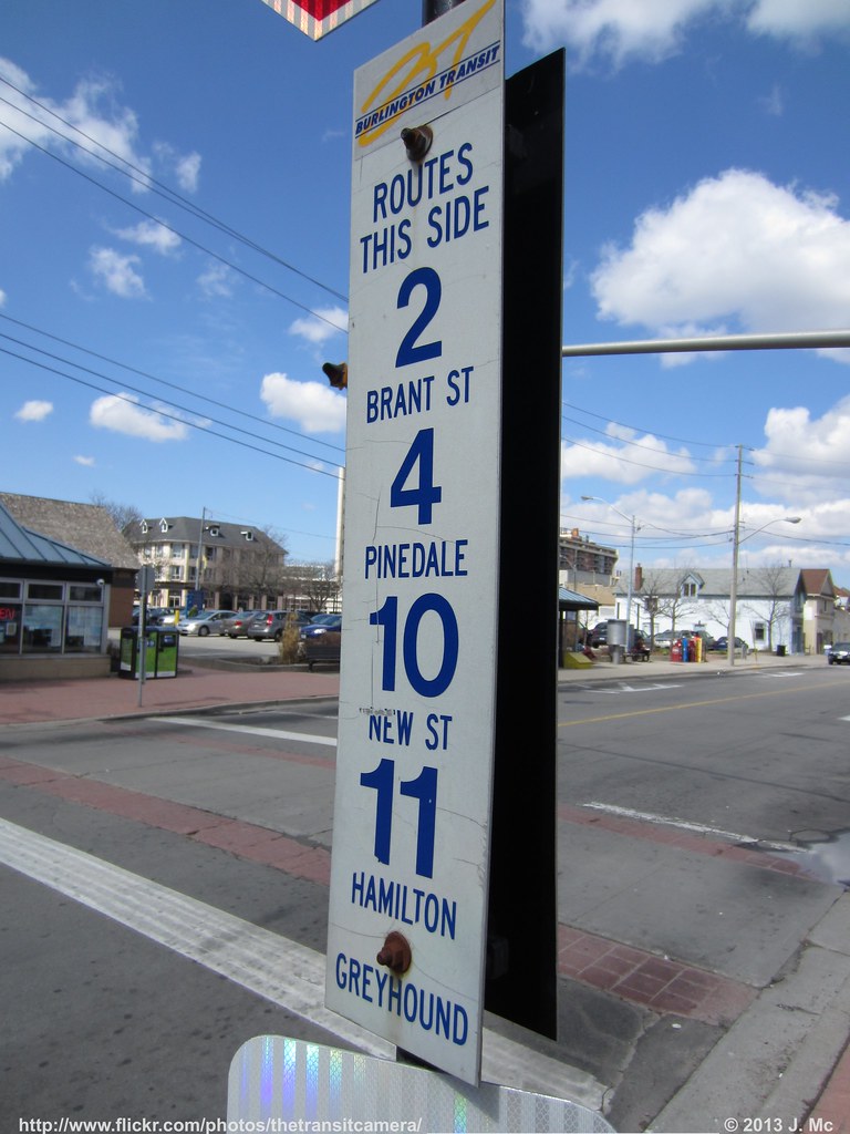 Burlington Transit Stops Flickr