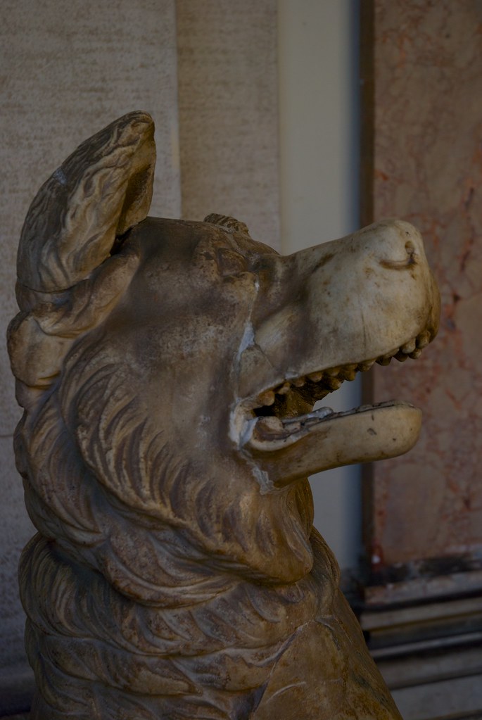 Roman Dog Statue Iain Mitchell Flickr