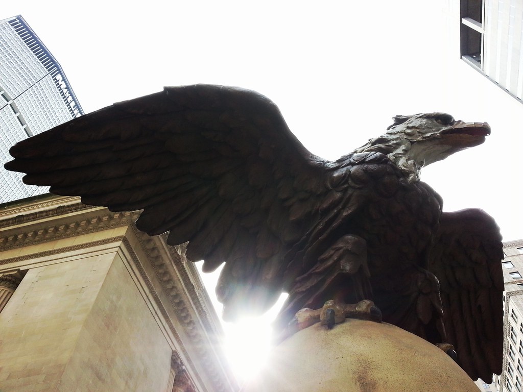 Back home again This big castiron eagle is one of perhaps… Flickr