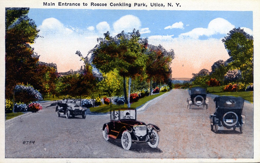 Main Entrance to Roscoe Conkling Park Utica NY William L. Bird Flickr