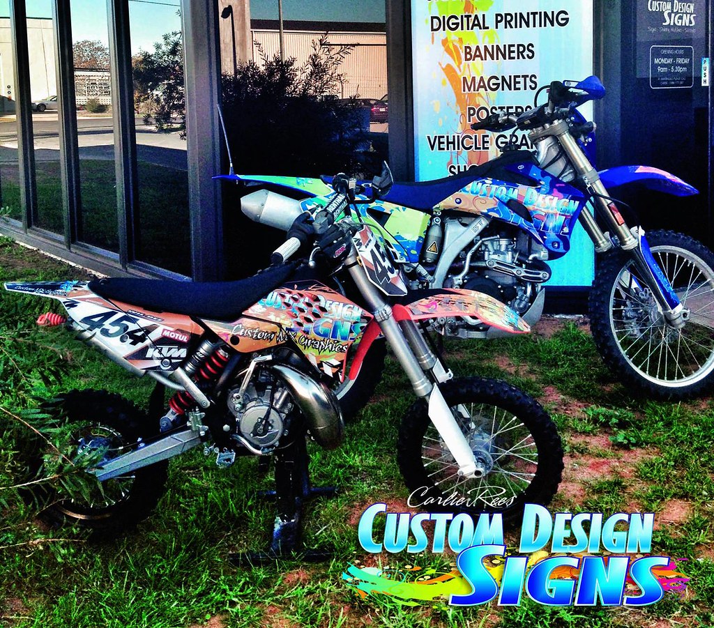 Motorbike Sticker Kits Custom Signs, Promotional Products,… Flickr