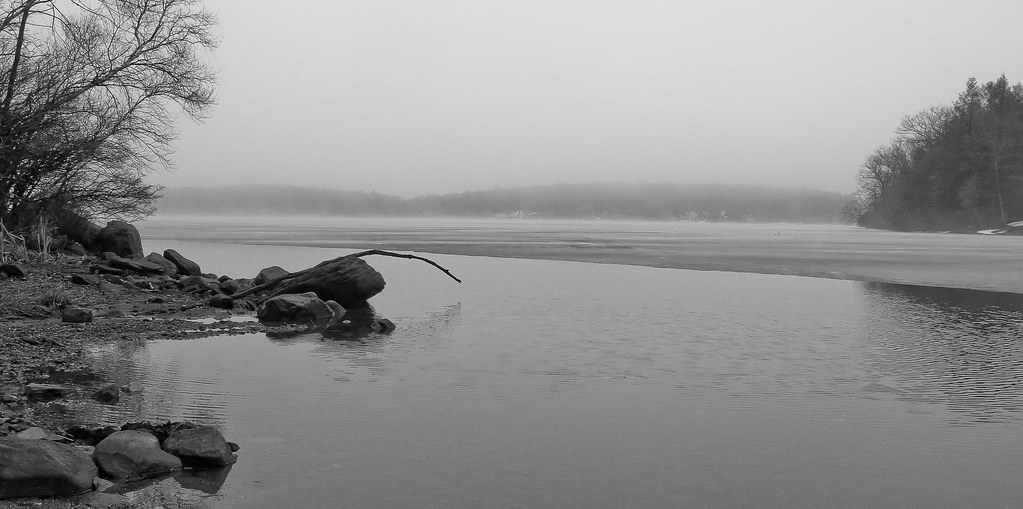 Hanging Over A Thawing Lake Wanaksink Lake thawing out aft… Flickr