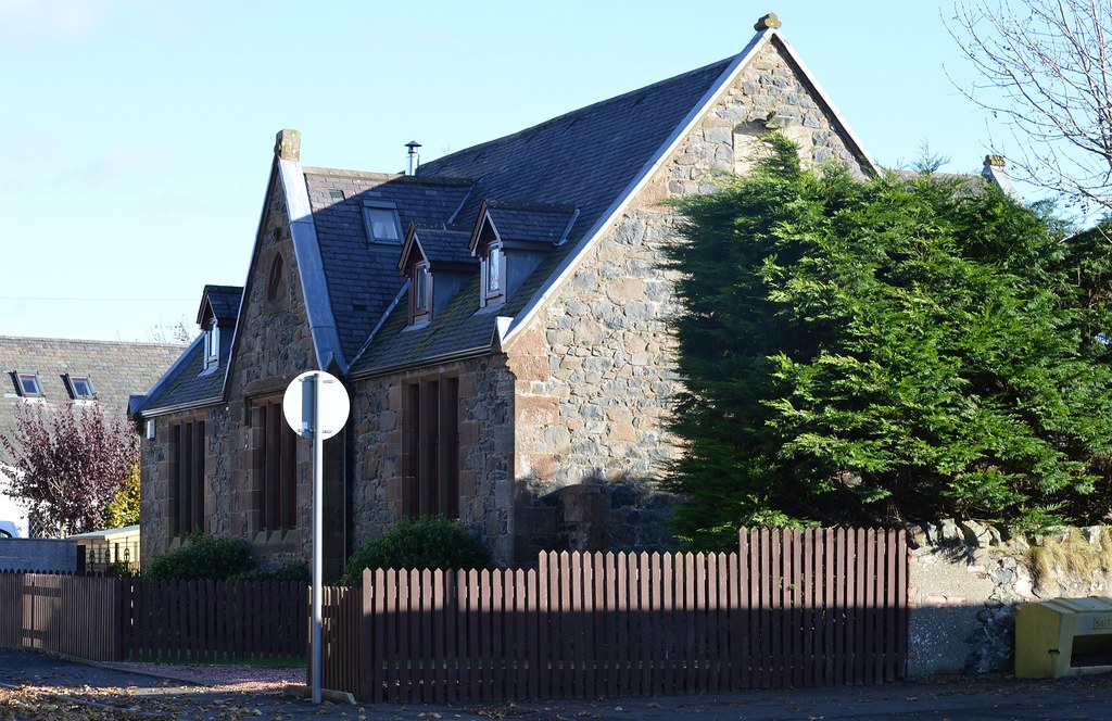Ayrshire, Scotland. Old House, Craigie. A large proportion… Flickr