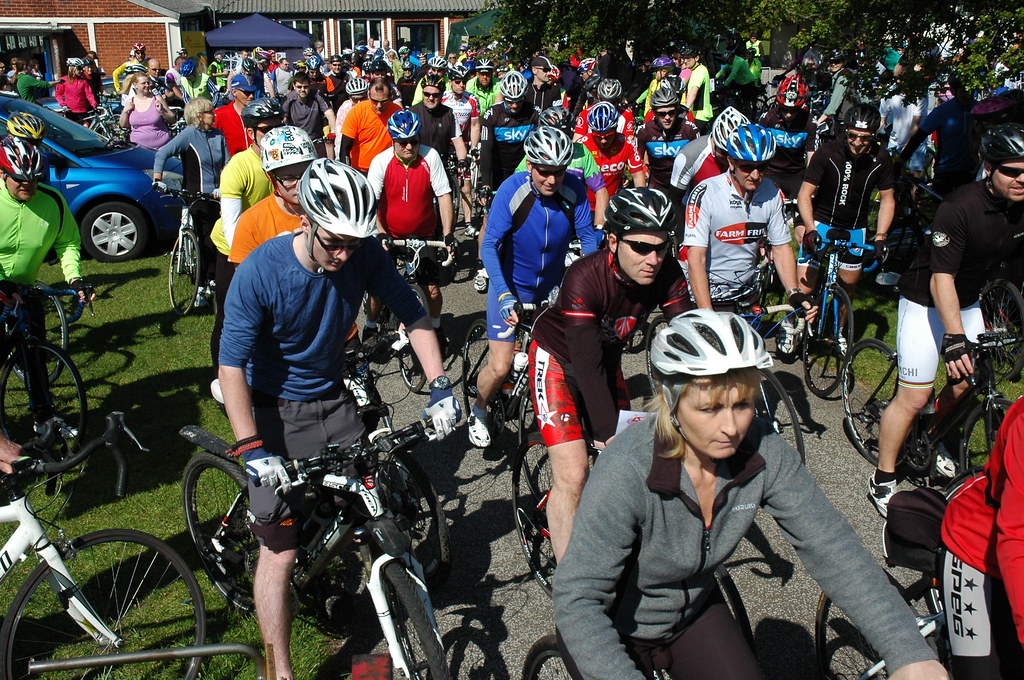 Riders setting off in Beccles Cycle for Life This annual e… Flickr