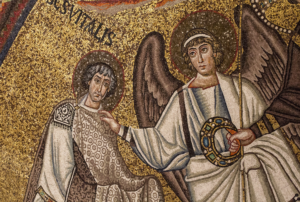 St Vitale receives the Martyr's Crown The church of San Vi… Flickr