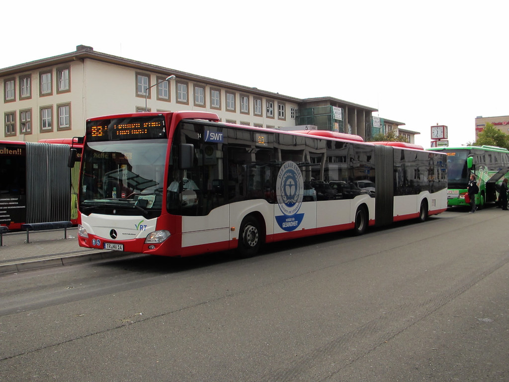 SWT bus 14 Trier Hbf SWT Trier, local network. Bus at Trie… Flickr