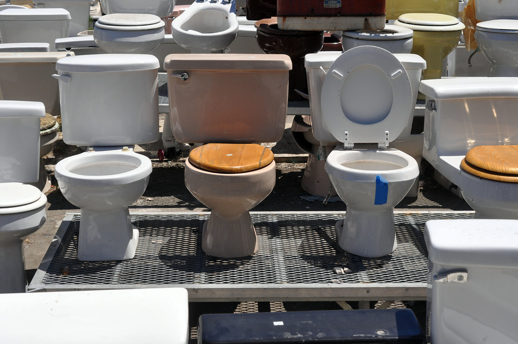 Toilets Junkyard of toilets Ian Ransley Flickr