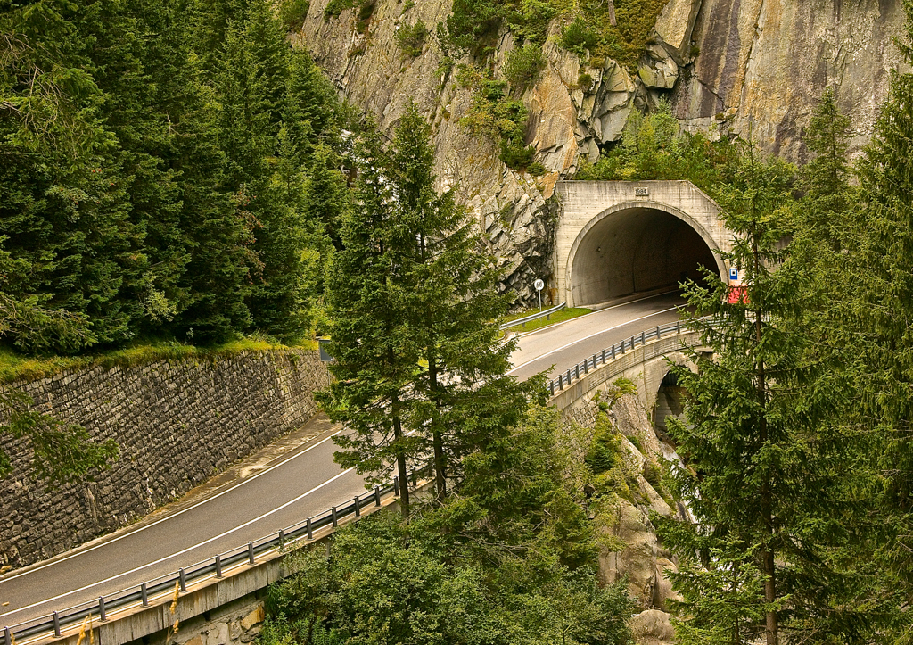 Tunnel in the mountains Trip details in our travel blog t… Flickr
