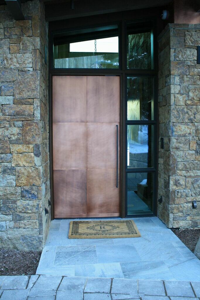 Copper Door Custom Copper Entry Door by WWW.castlewooddoo… Flickr