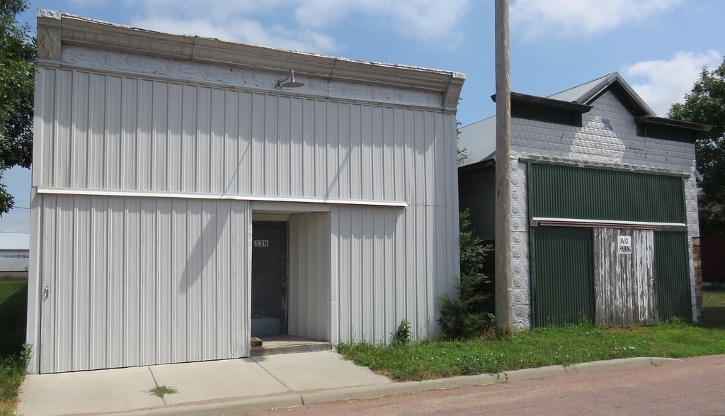 Storefront Buildings (Dimock, South Dakota) Dimock is a ru… Flickr