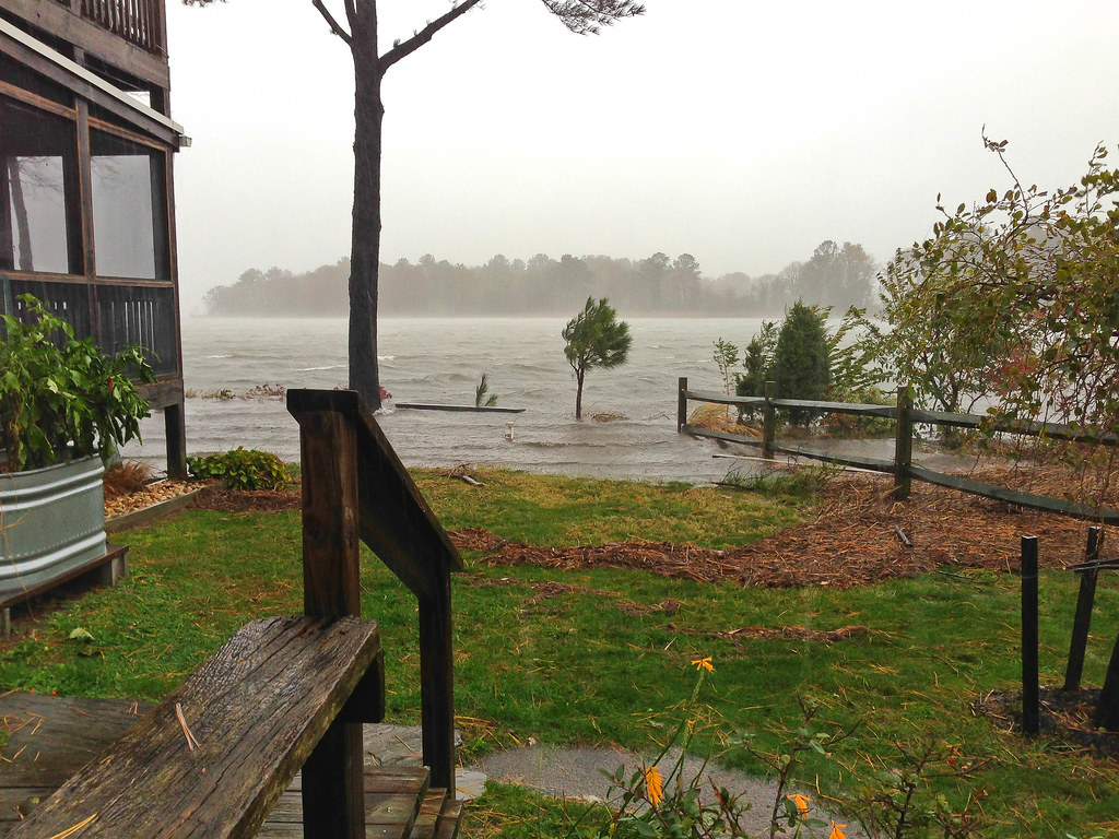 Sandy High Water During Peak Neighbor's Property Steve Bunting Flickr
