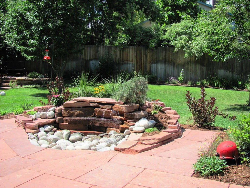 Finished Fountain & Patio Brook Reams Flickr