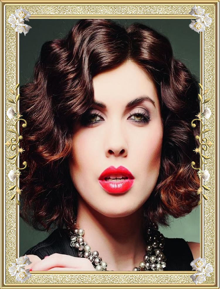 Wavy Medium Vintage Hairstyles For Women Wavy Medium Vinta… Flickr