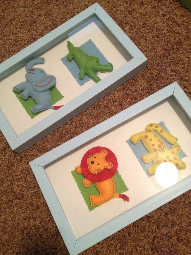 Jungle/ safari theme wall art 12 for pair About 6 x12 inc… Flickr