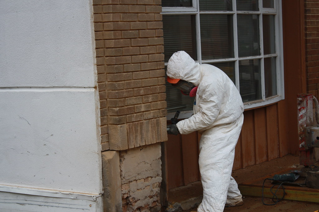 Sandblasting the facade City of St Charles, IL Flickr