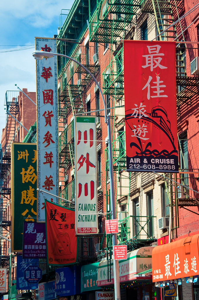 Chinese Signs in Chinatown, New York City 2013, Hendrik Te… Flickr
