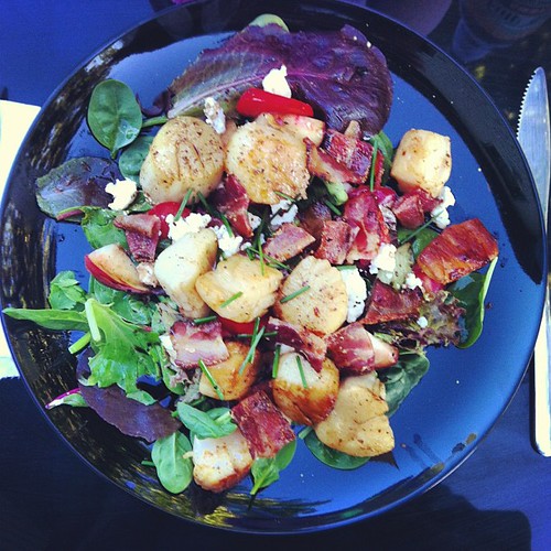 Scallop and bacon salad night. monicapdx... Scallop and b… Flickr