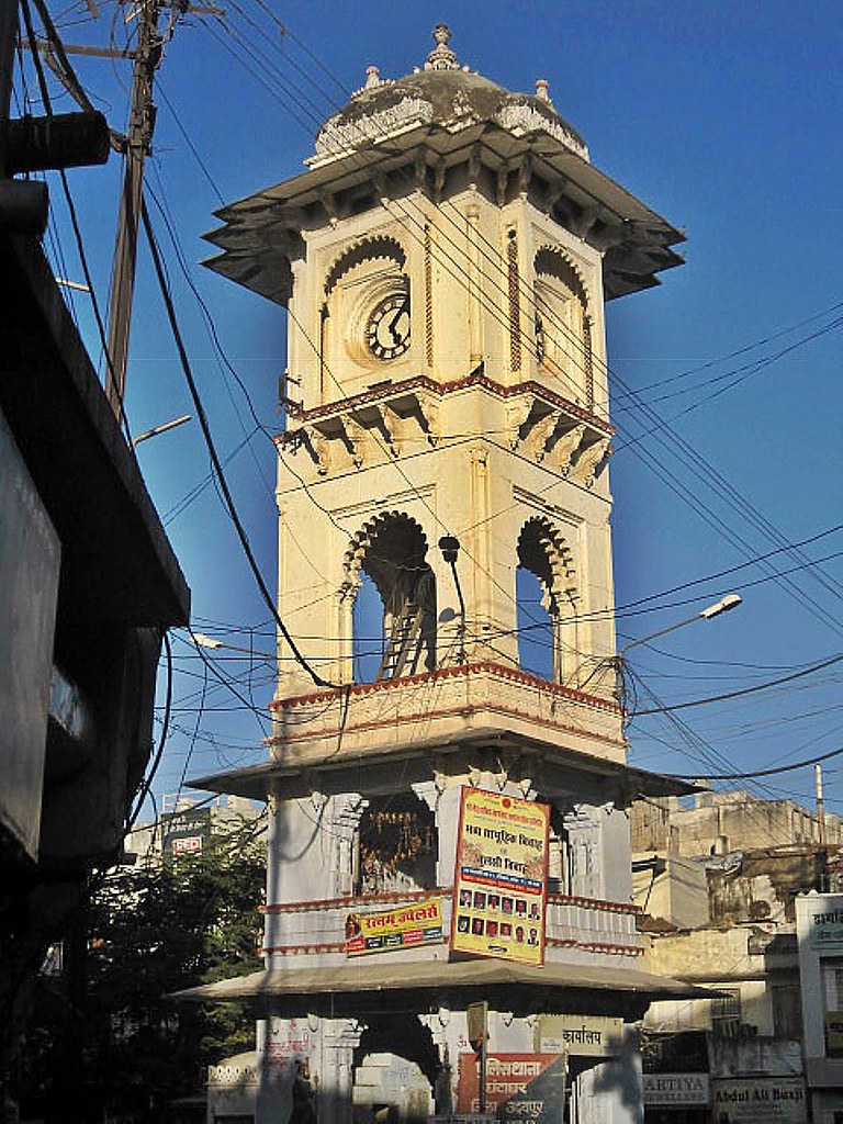 Udaipur Old City Clock Tower Peter Connolly Flickr