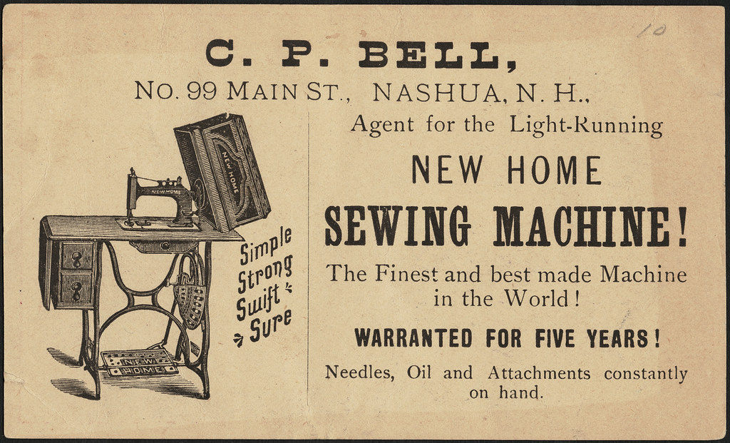 The New Home sewing machine is the best The easygoing, a… Flickr