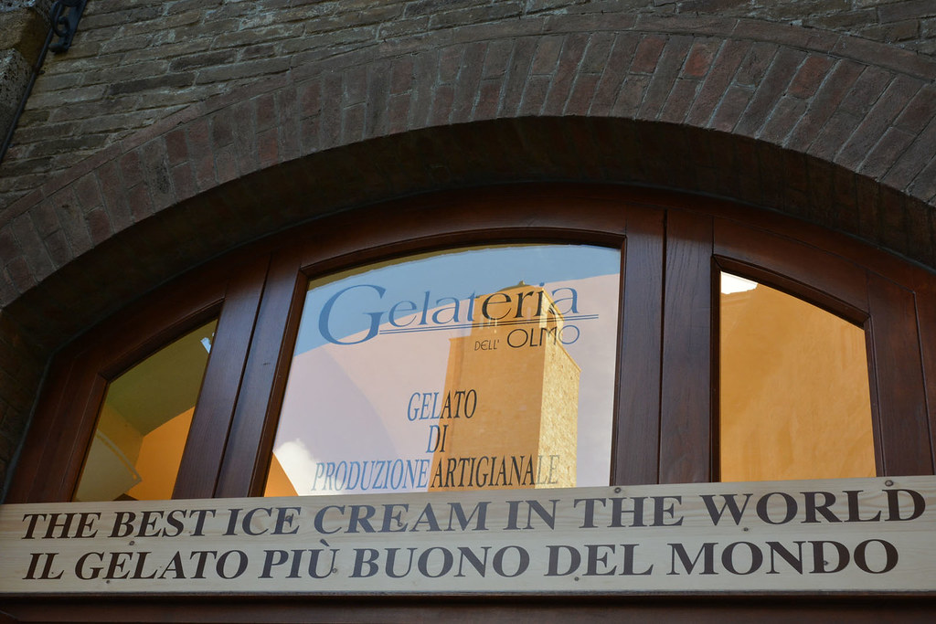 Best Ice Cream San Gimignano, Tuscany (0818) The Best Ic… Flickr