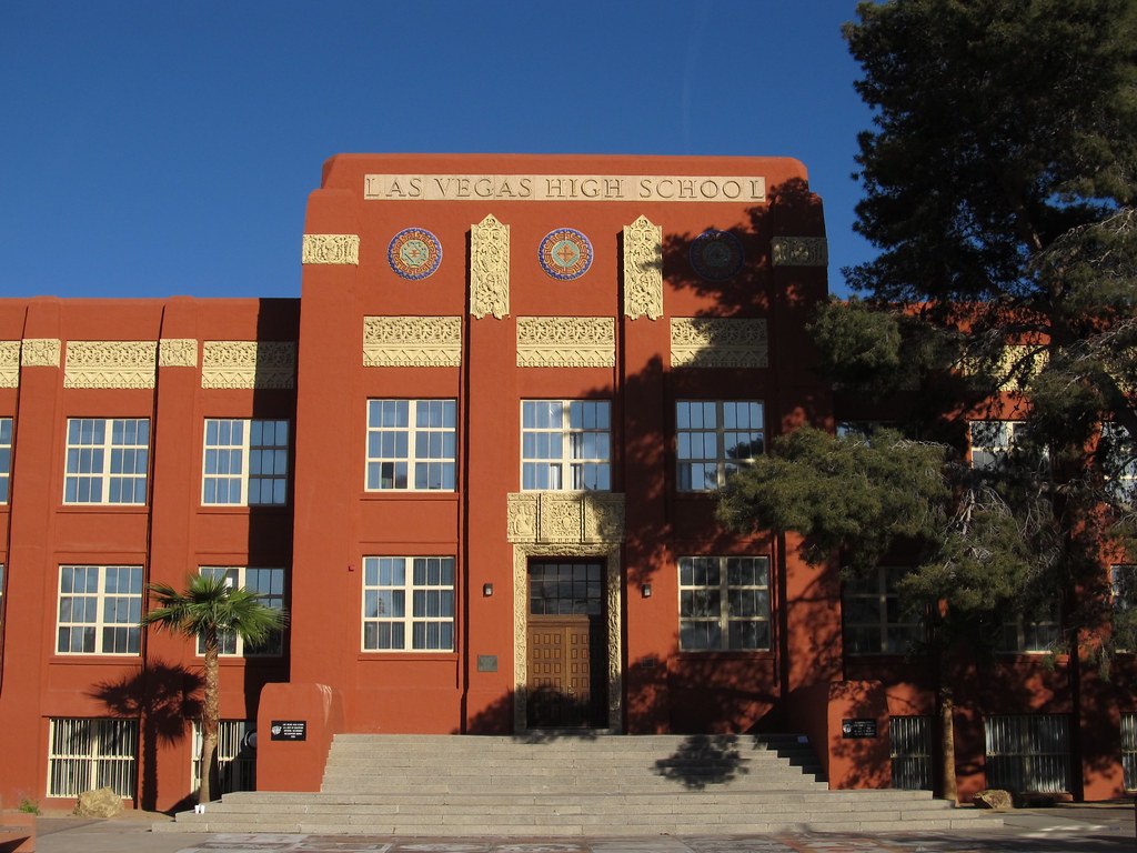Old Las Vegas High School, Las Vegas, Nevada Las Vegas Hig… Flickr