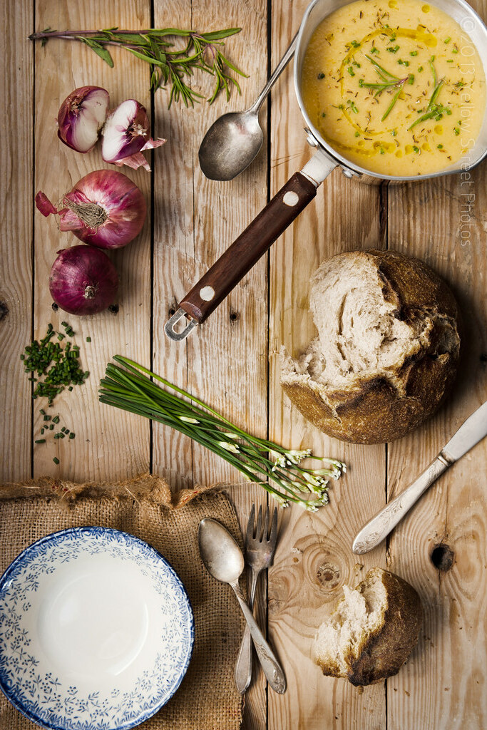 Organic loaf with Onion and Chive Soup To read the rest of… Flickr