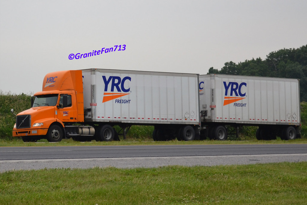 YRC Freight Volvo VNM with Doubles a photo on Flickriver