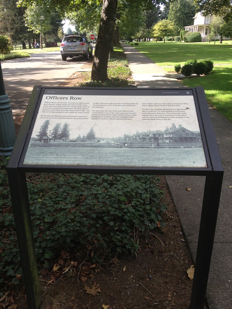 Officers Row Officers Row Fort Vancouver National Historic Site