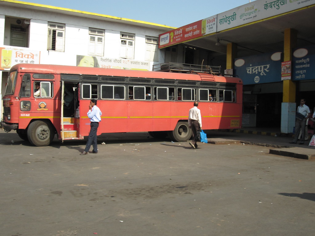 NAGPUR BUS STAND Vamshi Krishna Flickr