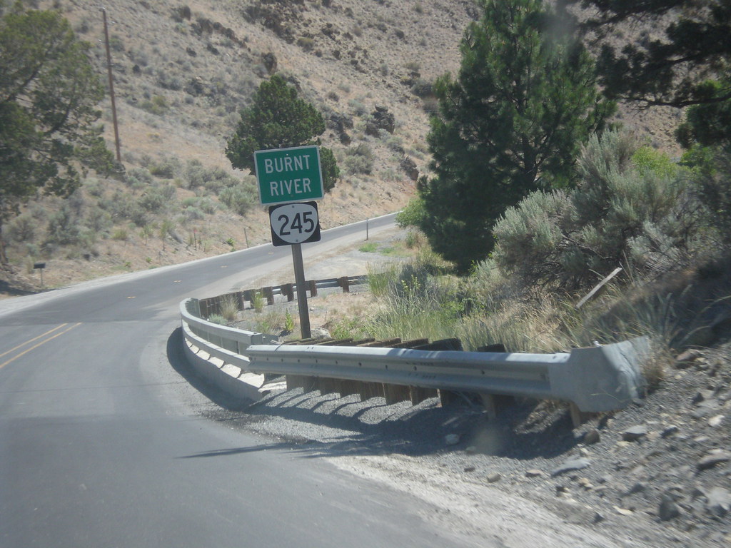 OR245 East Burnt River Burnt River on OR245 East. Flickr