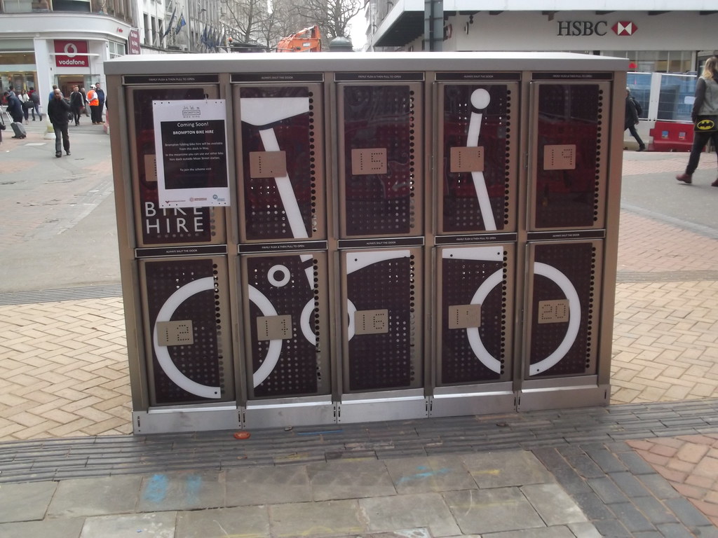 Brompton Bike Hire New Street, Birmingham Coming soon to… Flickr
