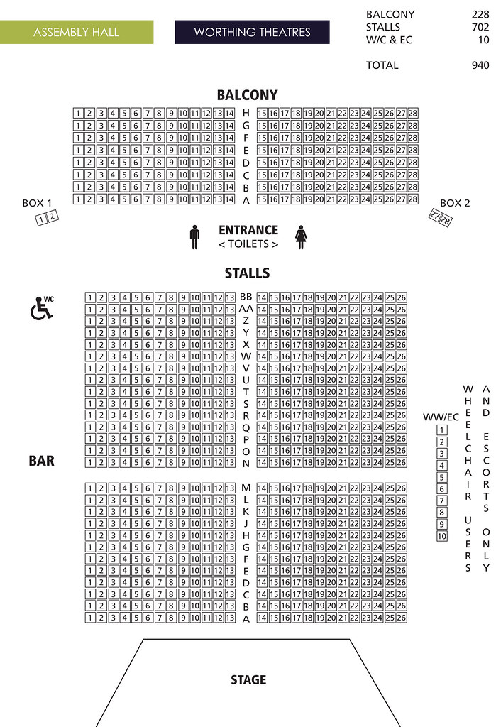 Worthing Assembly Hall Seating Plan Image to u