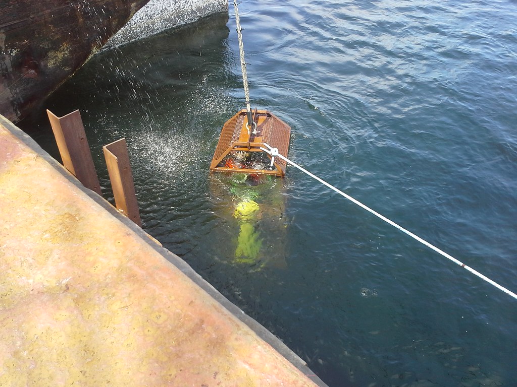 I90 anchor cable replacement diver surfacing Contractor… Flickr