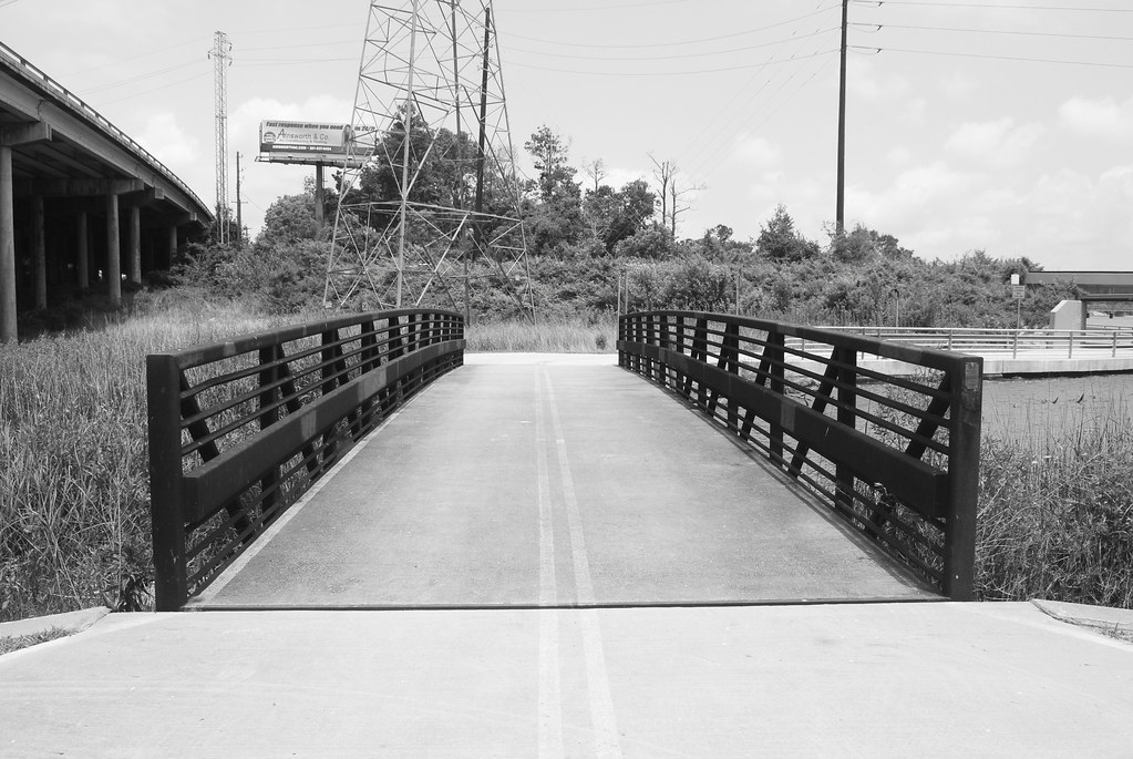Goose Creek Trail Bridge, Baytown, Texas 1305231243BW Flickr