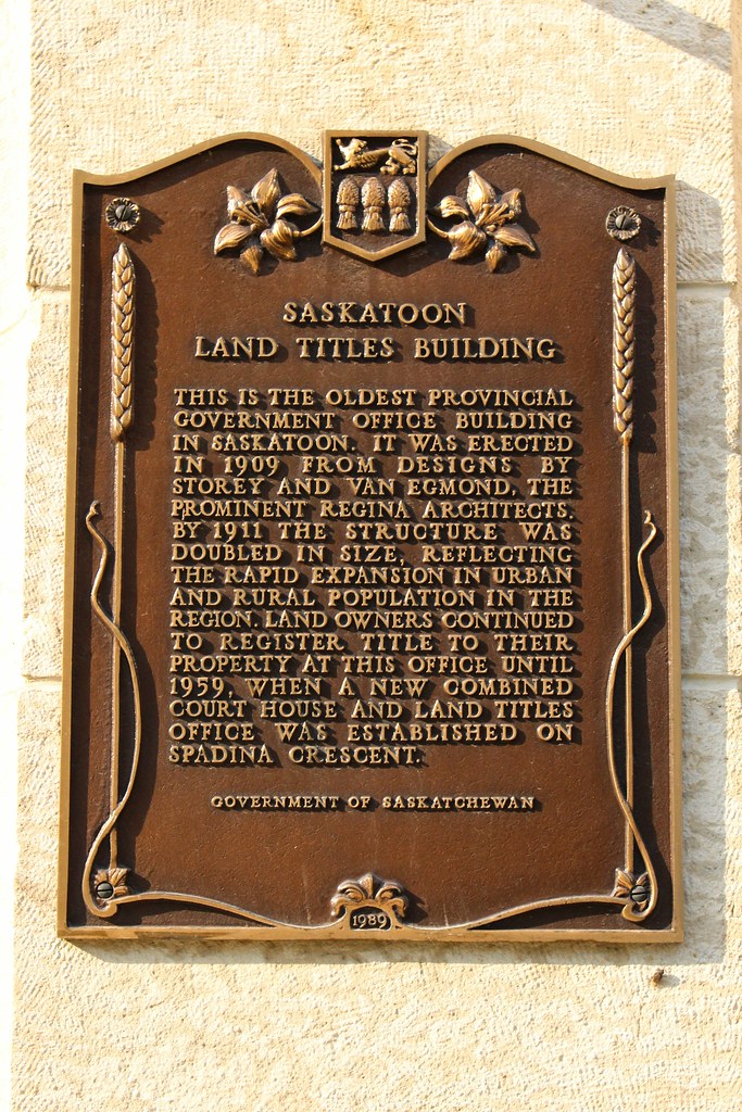 Old Land Titles Building (Saskatoon, Saskatchewan) a photo on Flickriver