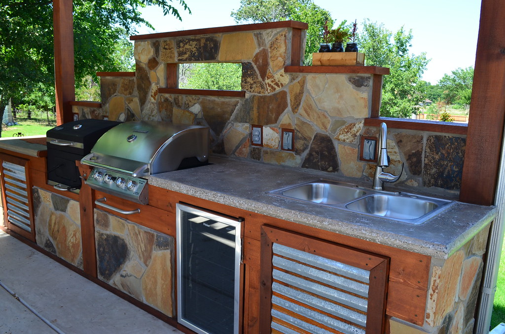 outdoor kitchen concrete countertop Concrete Countertop Solutions