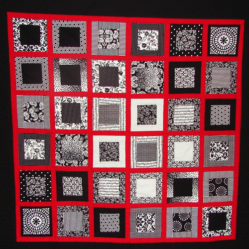 Black and white and red all over Sarah Duffey Flickr