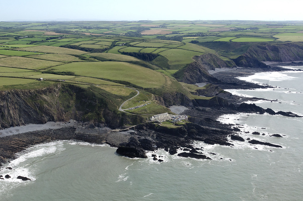 Hartland Quay Hotel in North Devon aerial image Hartland… Flickr