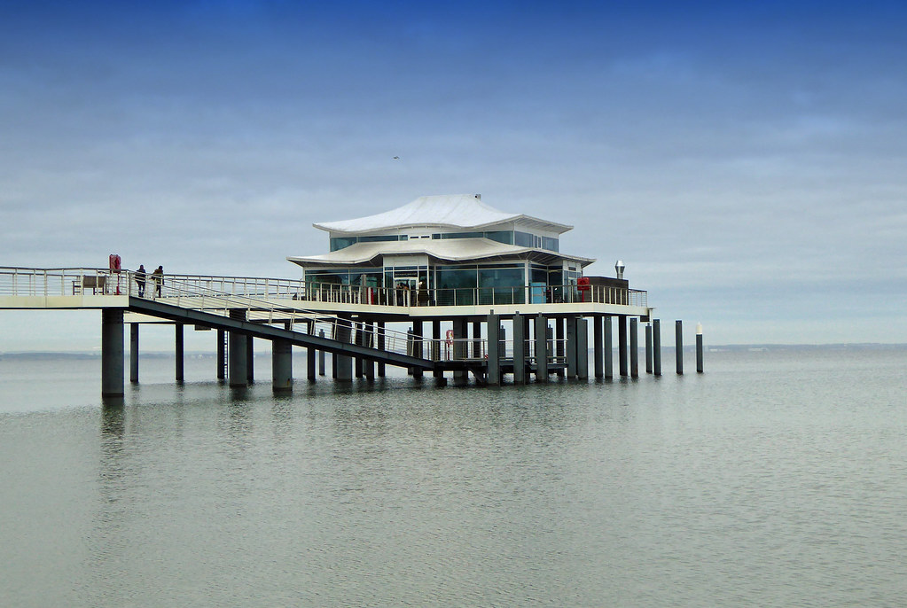 Timmendorfer Strand im Winter Teehaus Wolkenlos Marcus Flickr