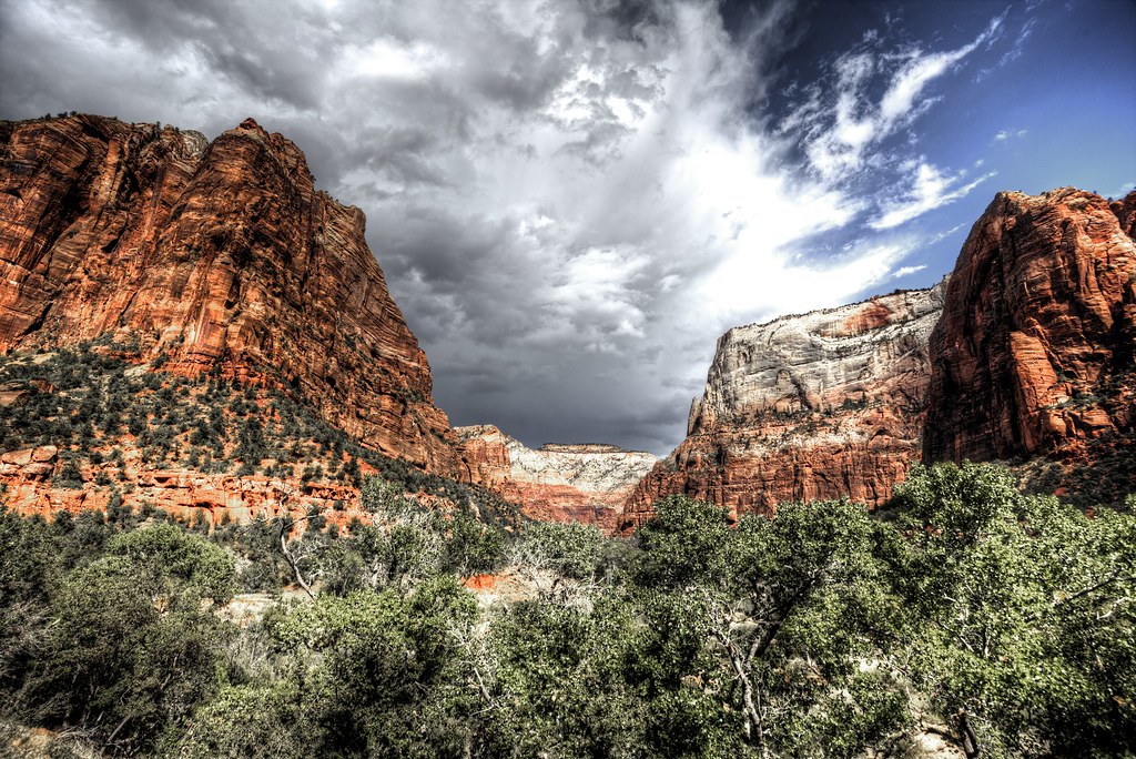 Elevation of ZION NATIONAL PARK, UT, USA Topographic Map Altitude Map