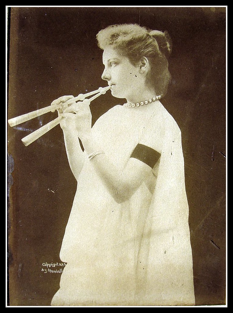 "Flute Player," by Ann Arbor photographer Herbert Randall,… Flickr