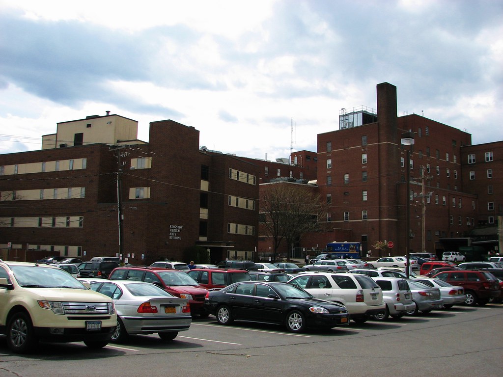 THE KINGSTON HOSPITAL IN APRIL 2012 Midtown Kingston NY. RICHIE W