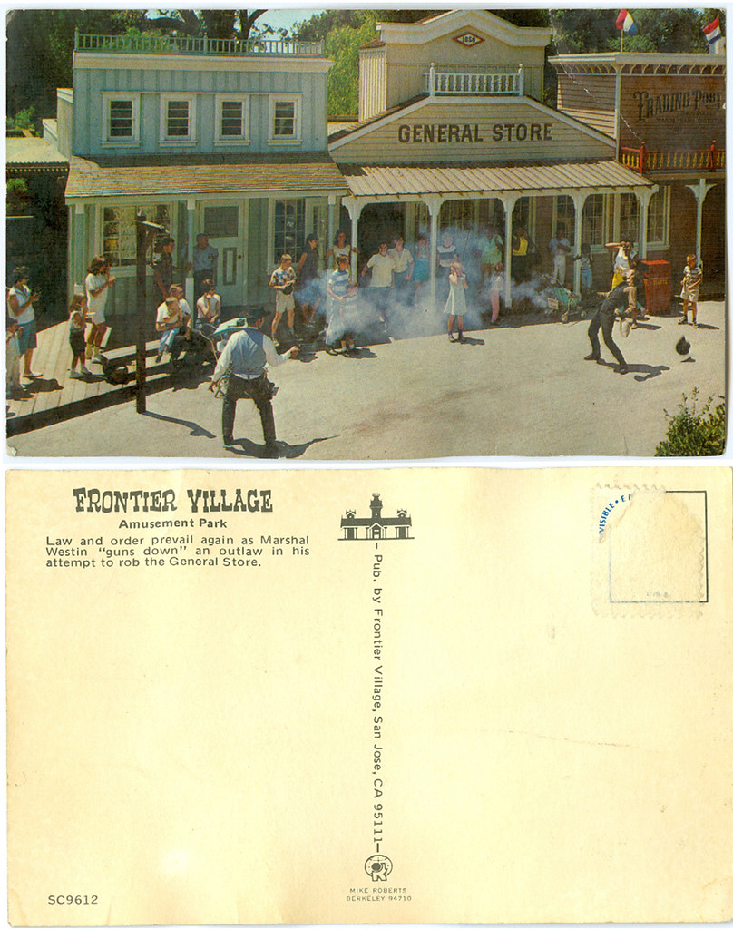 Frontier Village post card Frontier village San Jose Calif… Flickr